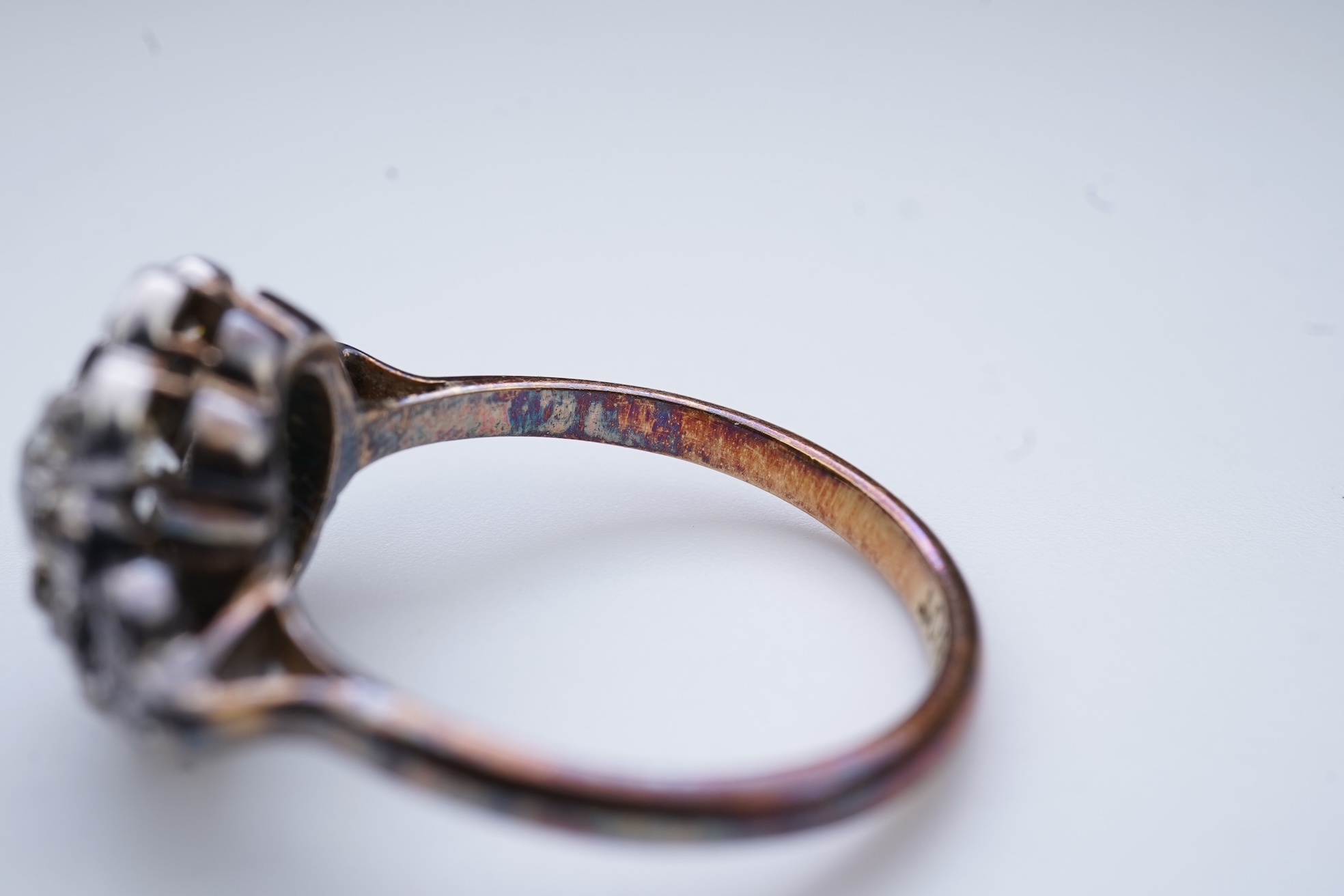 A diamond ring, early 20th century